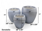 Donatello planters by Avantika's Garden