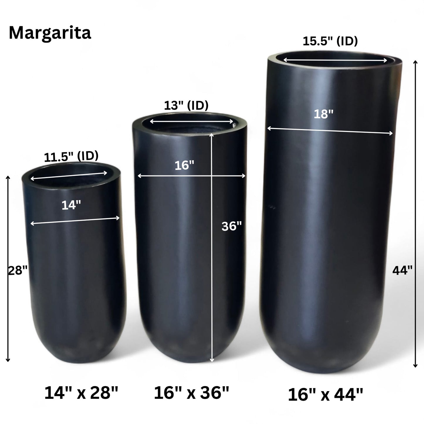 Margarita planters by Avantika's Garden