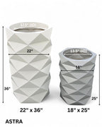 Astra planters by Avantika's Garden