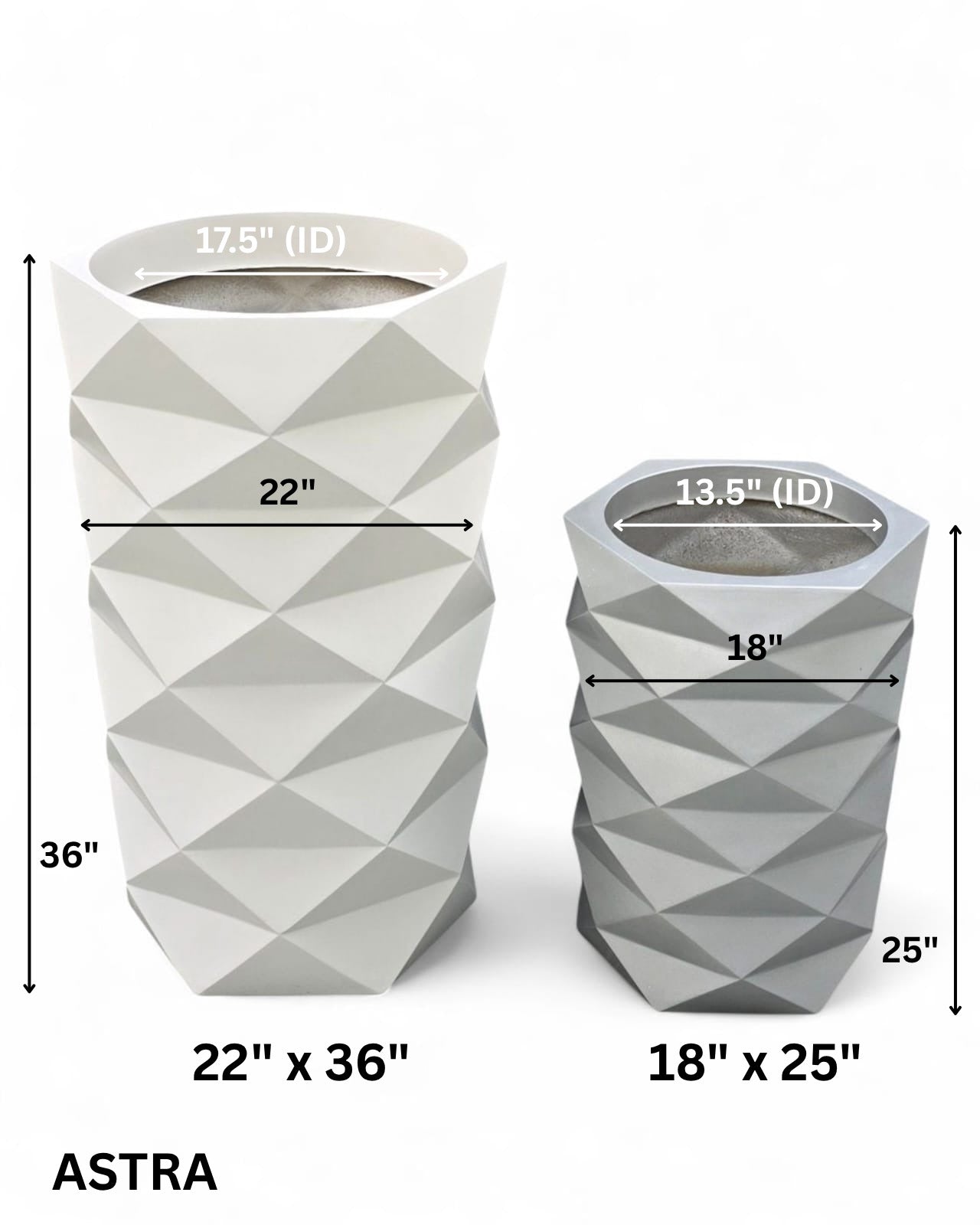 Astra planters by Avantika's Garden