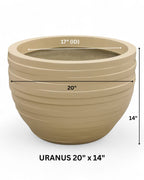 Uranus planter by avantika's Garden
