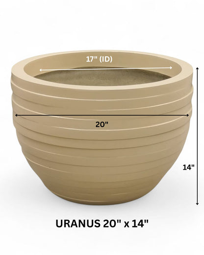 Uranus planter by avantika's Garden