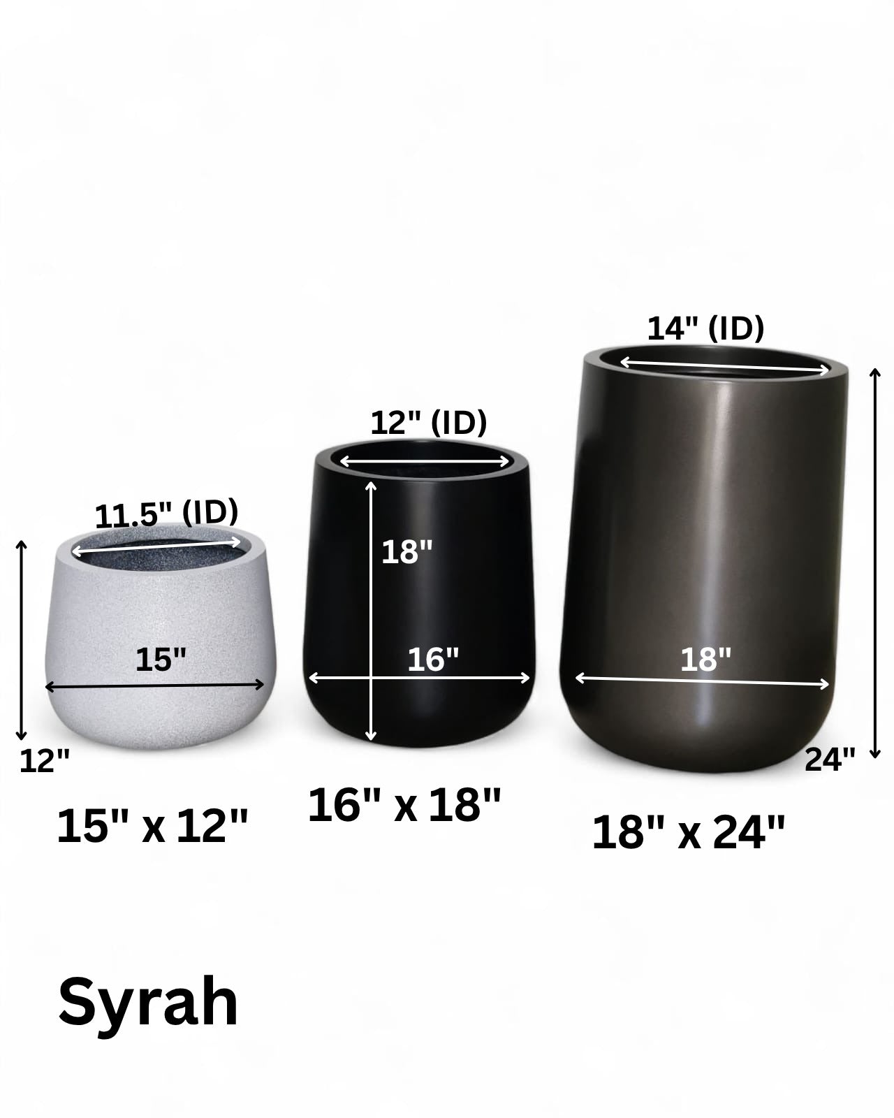 Syrah planters by Avantika's Garden