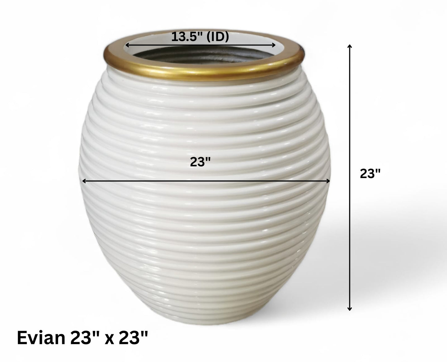 Evian planter by Avantika's Garden