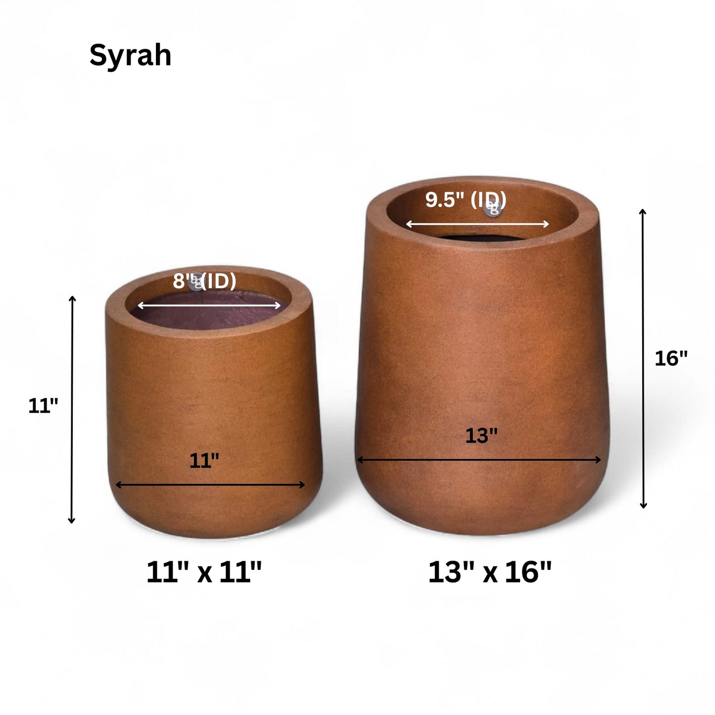 Syrah Jr. planters by Avantika's Garden