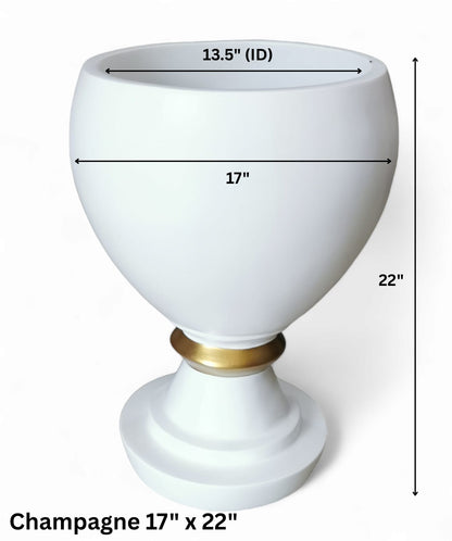 Champagne planter by Avantika's Garden