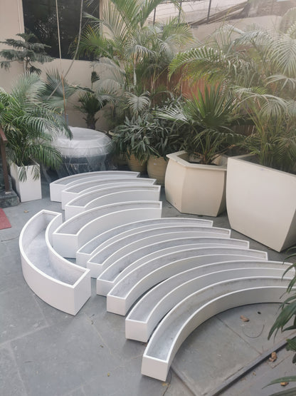 Circle planters by Avantika's Garden