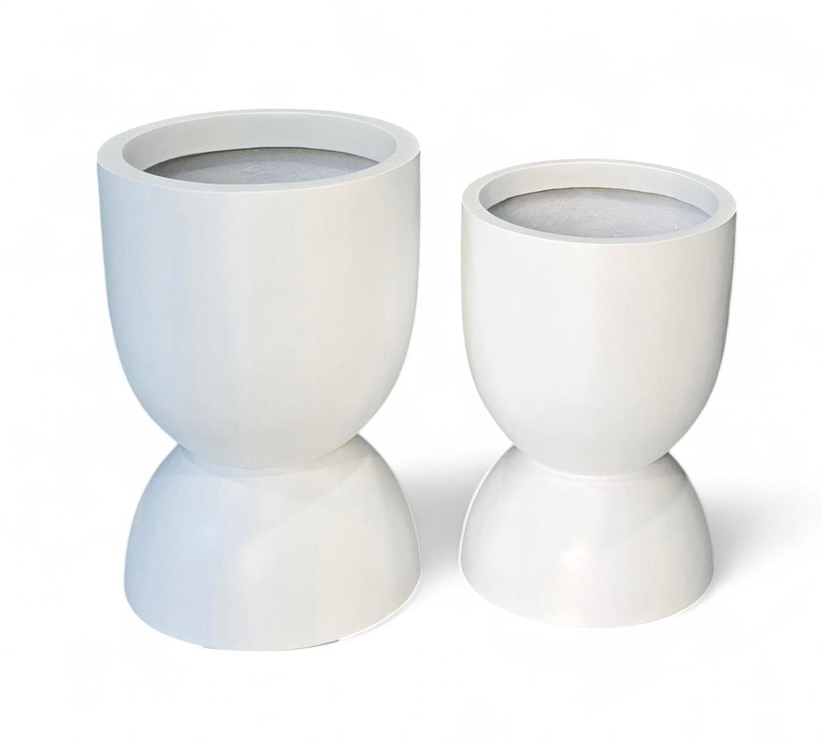 Hourglass planters by Avantika's Garden