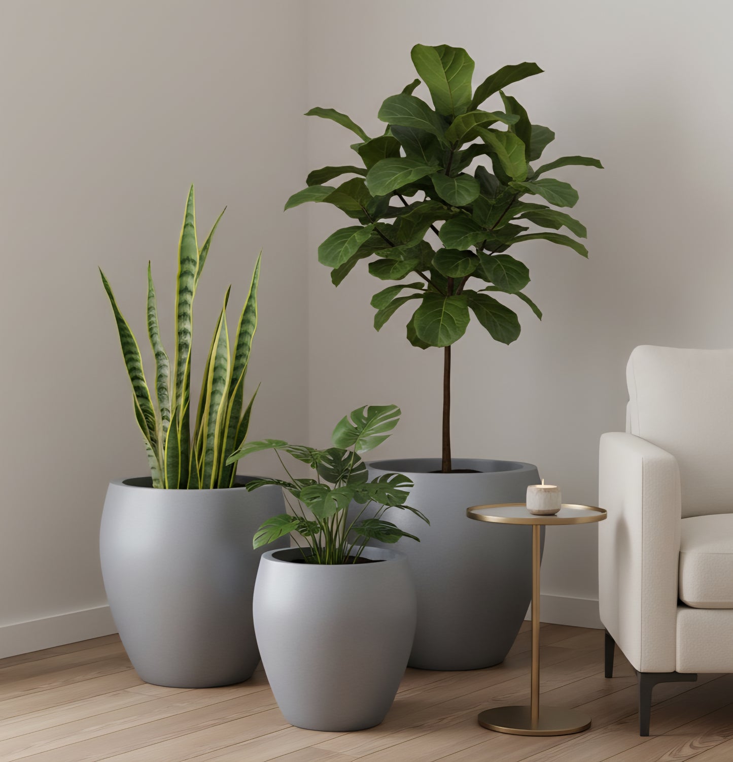 Donatello planters by Avantika's Garden